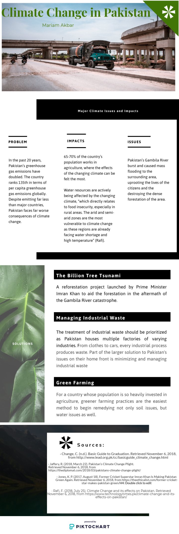 ENVS 326 Pakistan Infographic